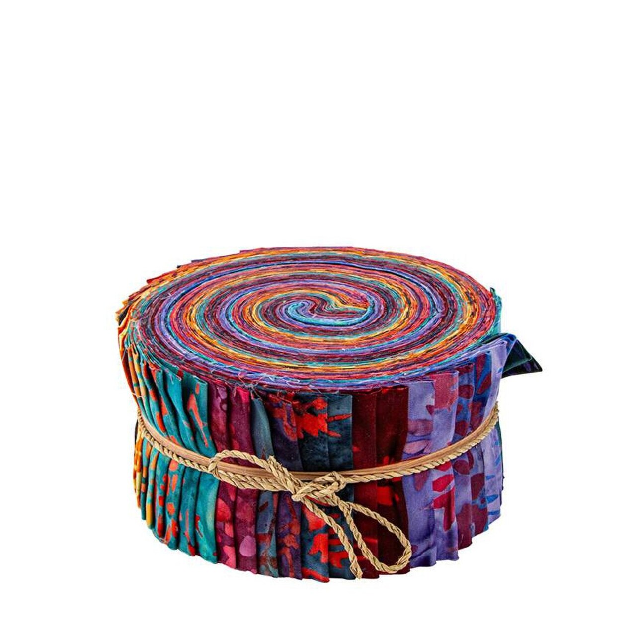 Expressions Batiks 2.5" Strip Roll (Jelly Roll / Rolie Polie) in Seaside Sunset by Riley Blake Designs for Riley Blake (RP-23355-40)